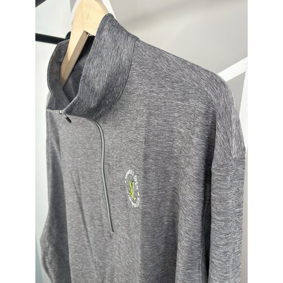 The Country Club Brookline 122nd US Open Golf Straight Down ¼ Zip Mens 2XL Grey - Picture 6 of 15